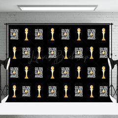 Lofaris Black Gold Repeated Golden Globe Awards Backdrop