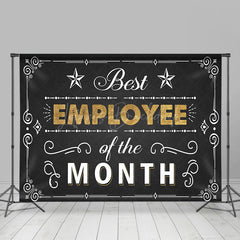 Lofaris Black White Best Employee Of The Month Backdrop