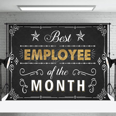 Lofaris Black White Best Employee Of The Month Backdrop