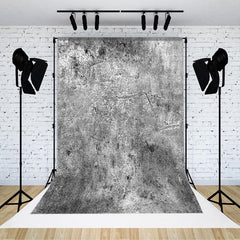 Lofaris Black White Messy Abstract Texture Photo Backdrop