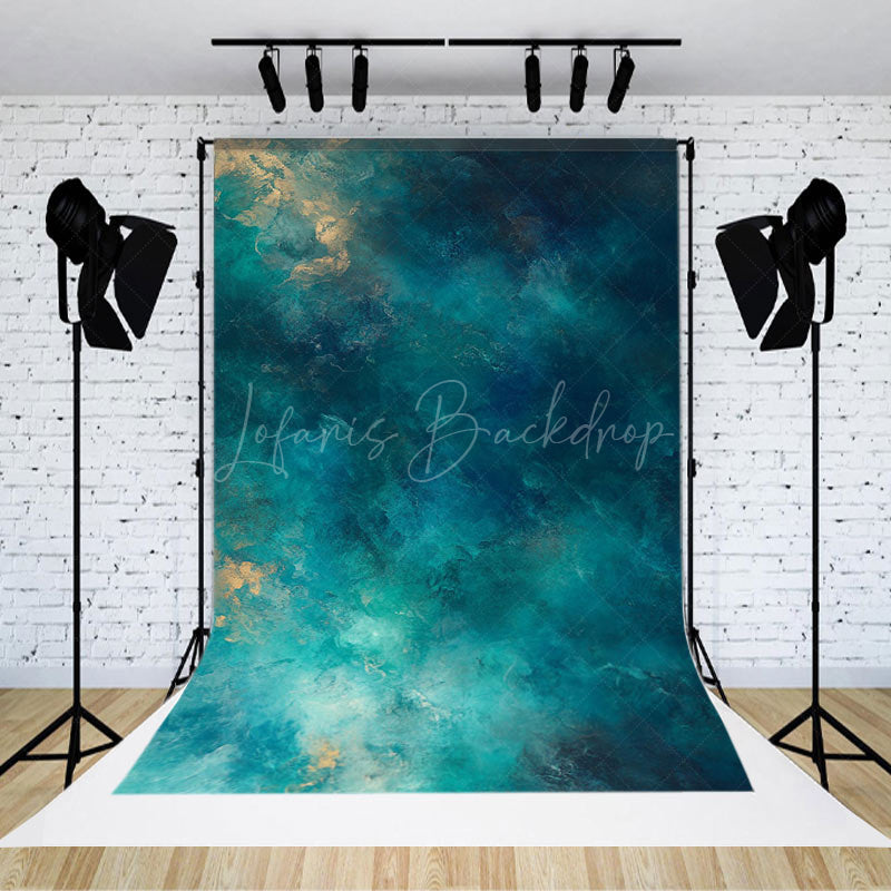 Lofaris Blue Gradient Abstract Flowing Universe Backdrop