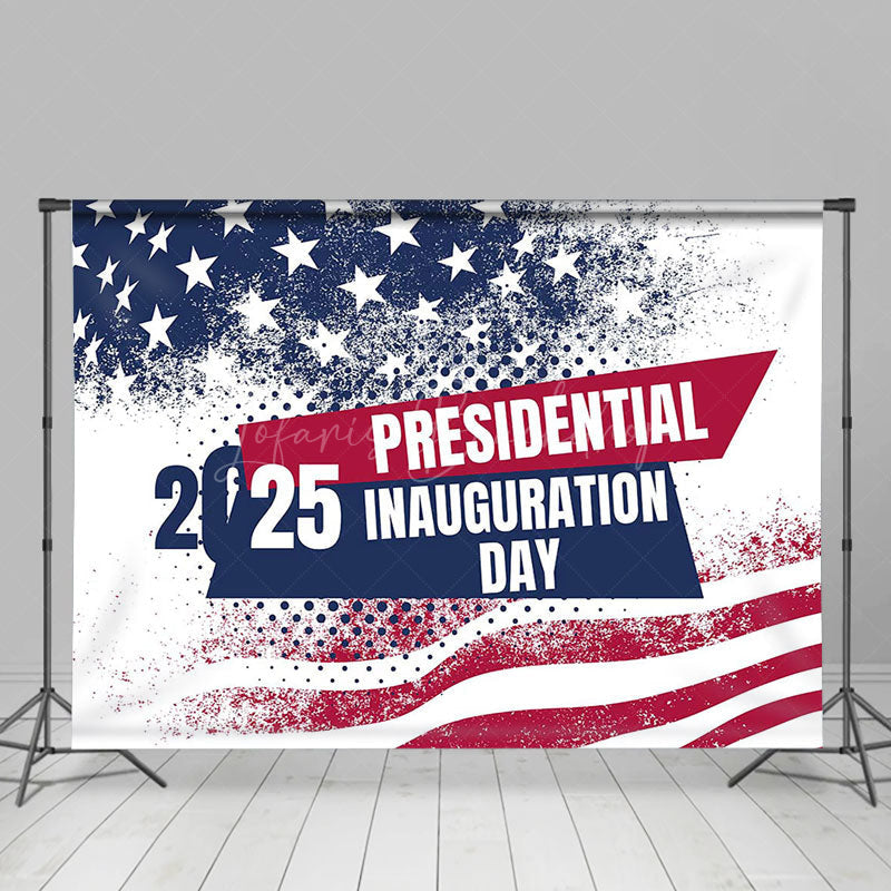 Lofaris Blue Red Presidential Inauguration Day Celebration Backdrop