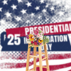 Lofaris Blue Red Presidential Inauguration Day Celebration Backdrop