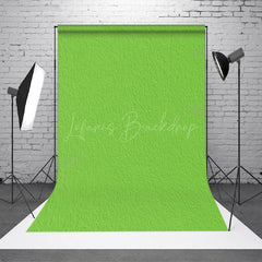 Lofaris Bright Green Cement Paint Wall Fine Art Backdrop