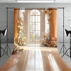 Lofaris Bright Luxurious Auditorium Floral Wedding Backdrop