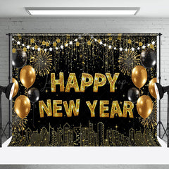 Lofaris Celebration Balloon Happy New Year Holiday Backdrop