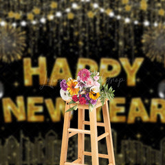 Lofaris Celebration Balloon Happy New Year Holiday Backdrop