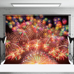 Lofaris Celebratory Display Vibrant Color Night Sky Backdrop