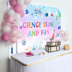 Lofaris Chemical Reagents Science Slime And Fun Backdrop