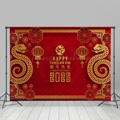 Lofaris Chinese Traditional Zodiac Snake New Year Backdrop