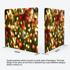 Lofaris Christmas Light Bokeh Square Arch Fabric Backdrop