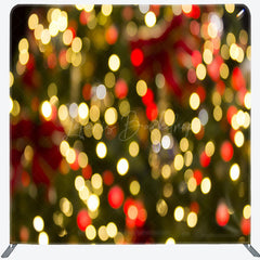 Lofaris Christmas Light Bokeh Square Arch Fabric Backdrop