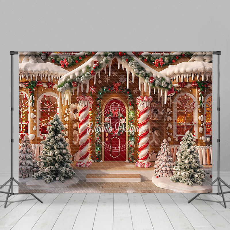 Lofaris Christmas Magical Candy Wonderland Backdrop For Photos