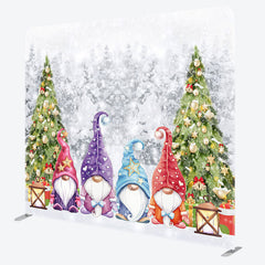 Lofaris Colored Santa Claus Christmas Pillow Case Backdrop