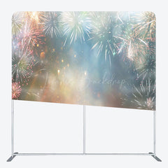 Lofaris Colorful Bokeh Bloom Sparkle Pillow Cover Backdrop