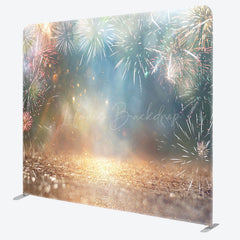 Lofaris Colorful Bokeh Bloom Sparkle Pillow Cover Backdrop