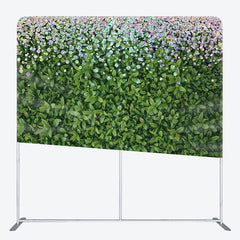 Lofaris Colorful Diamond Greenery Spring Pillow Case Backdrop