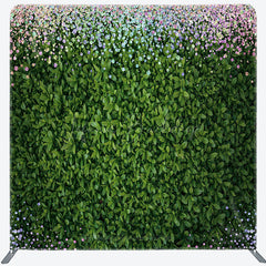 Lofaris Colorful Diamonds Greenery Square Tension Backdrop