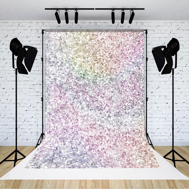 Lofaris Colorful Rainbow Dots Twinkling Photography Backdrop