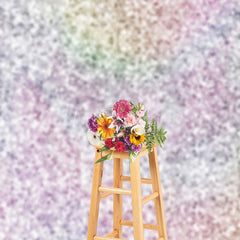 Lofaris Colorful Rainbow Dots Twinkling Photography Backdrop