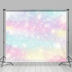 Lofaris Colorful Starry Cloud Sky Birthday Room Set Backdrop