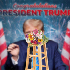 Lofaris Congratulations Trump Celebration Party Backdrop