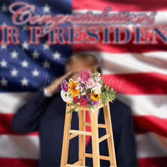 Lofaris Congratulations Trump President Celebration Backdrop