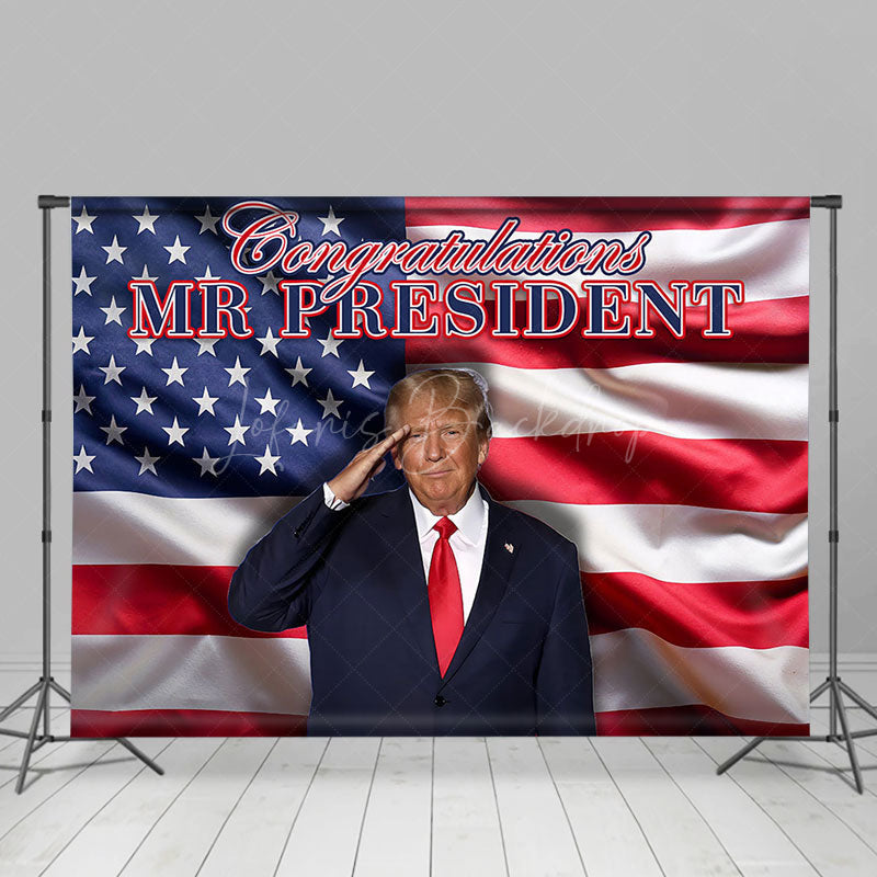 Lofaris Congratulations Trump President Celebration Backdrop