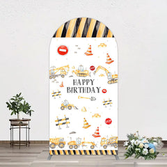 Lofaris Construction Maintenance Birthday Arch Backdrop