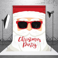 Lofaris Cool Sunglasses Santa Christmas Holiday Backdrop