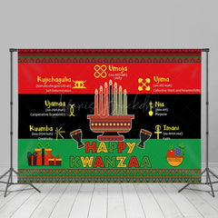 Lofaris Cultural Stripe Traditinal Heritage Kwanzaa Backdrop