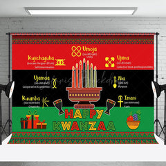 Lofaris Cultural Stripe Traditinal Heritage Kwanzaa Backdrop