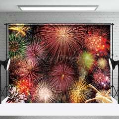 Lofaris Dazzling Colorful New Year Night Party Backdrop