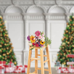 Lofaris Delicate Relief Wall Tree Gift Christmas Backdrop