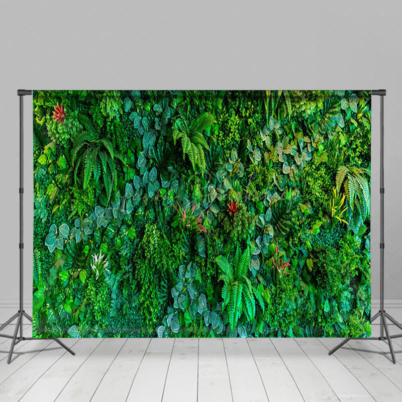 Lofaris Dense Dark Green Leaves Pile Spring Photo Backdrop