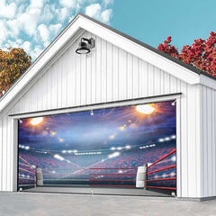 Lofaris Dim Light Boxing Gym Arena Sports Garage Door Banner