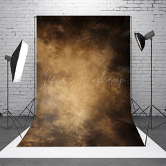 Lofaris Dirty Brown Misty Abstract Texture Photo Backdrop