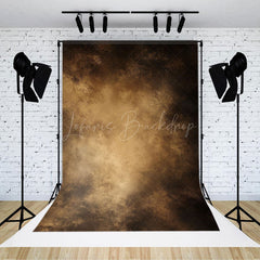 Lofaris Dirty Brown Misty Abstract Texture Photo Backdrop