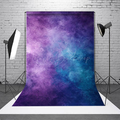 Lofaris Dreamy Transition Deep Purple Light Blue Backdrop