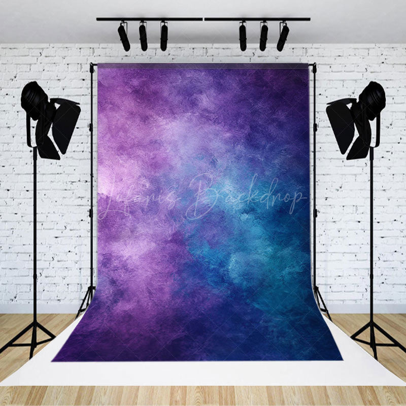 Lofaris Dreamy Transition Deep Purple Light Blue Backdrop