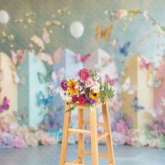 Lofaris Elegant Colorful Floral Fine Art Photography Backdrop