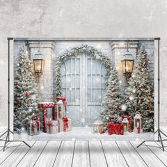 Lofaris Elegant Outdoor Scene Christmas Holiday Backdrop