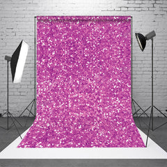 Lofaris Elegant Purple Silver Dots Twinkling Photo Backdrop