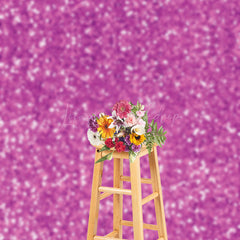 Lofaris Elegant Purple Silver Dots Twinkling Photo Backdrop