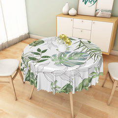 Lofaris Exotic Tropical Leaf Detail Rectangle Tablecloth