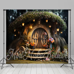 Lofaris Fairy Tale Night Forest Tree House Room Set Backdrop