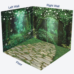 Lofaris Fairy Tale Spring Forest Light Room Set Backdrop