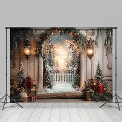 Lofaris Fairy Wonderland Elegant Dream Christmas Backdrop