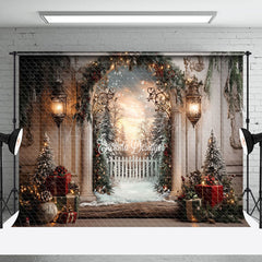 Lofaris Fairy Wonderland Elegant Dream Christmas Backdrop