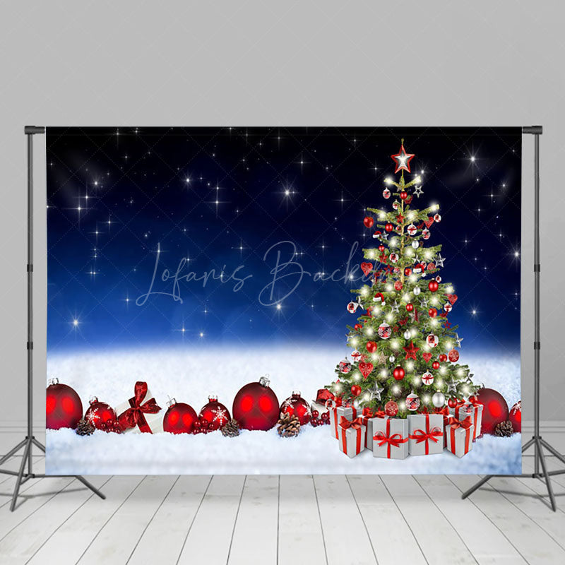 Lofaris Fantasy Night Stars Sky Bauble Christmas Backdrop